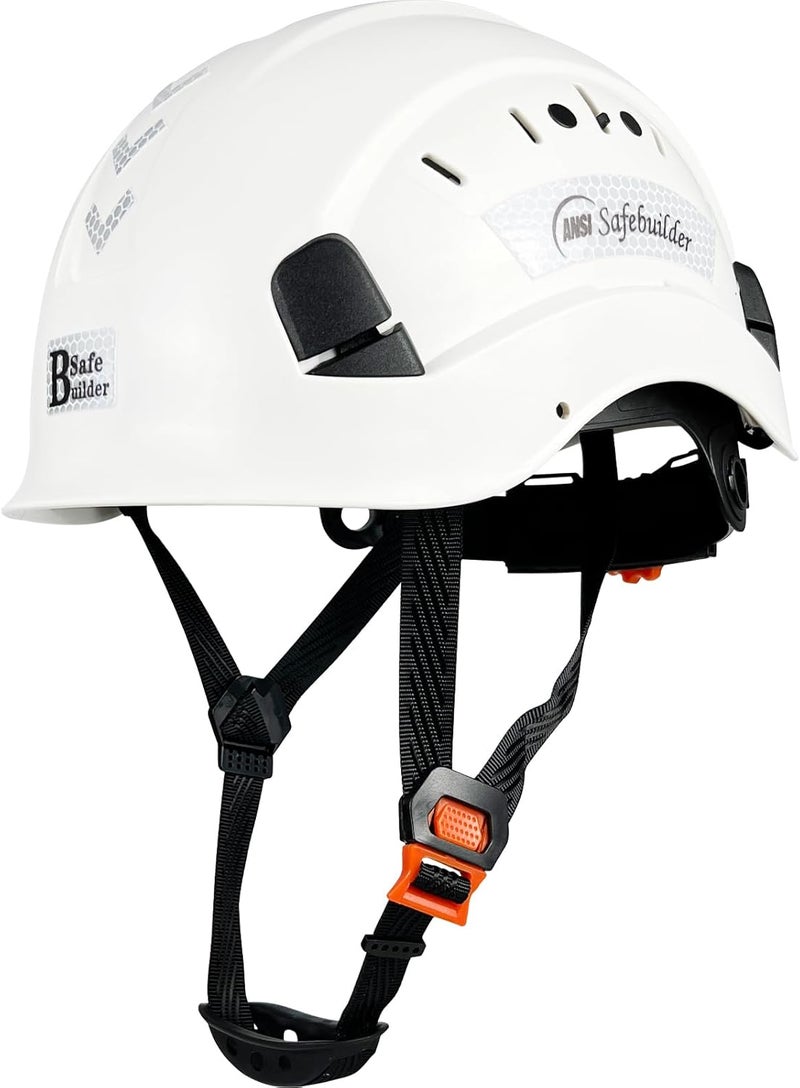 SAFEBUILDER Construction Safety Helmet ABS Hard Hat Adjustable Ventilation System Hardhats Industrial Work Head Protection for Men Certified ANSI/ISEA Z89.1 - Image 1